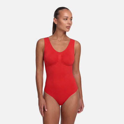 Tank Bodysuit Sculpting Shapewear mit Slip